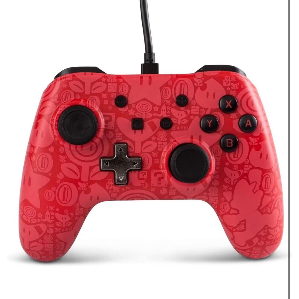 PowerA Wired Controller Plus Super Mario Nintendo Switch Red Gamepad 7E Tested